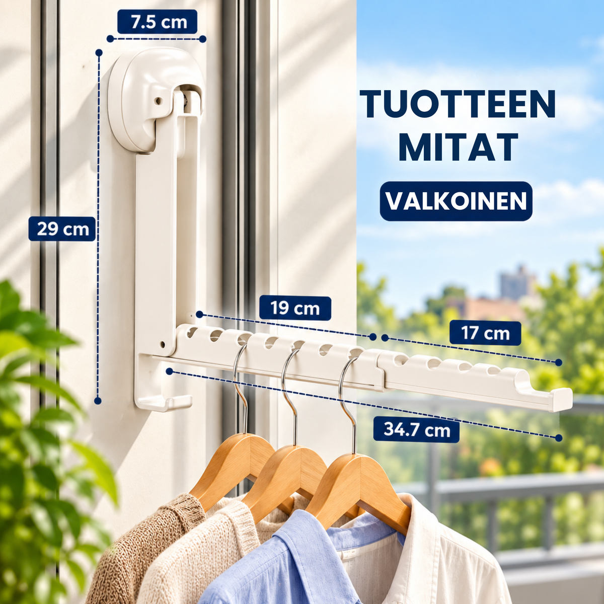 Taitio™ | Lisää kuivaustilaa vähemmällä lattiatilalla