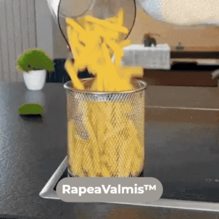 RapeaValmis™ | Säästä rahaa ja hermoja – Suodata ja uusiokäytä paistoöljy ilman sotkua