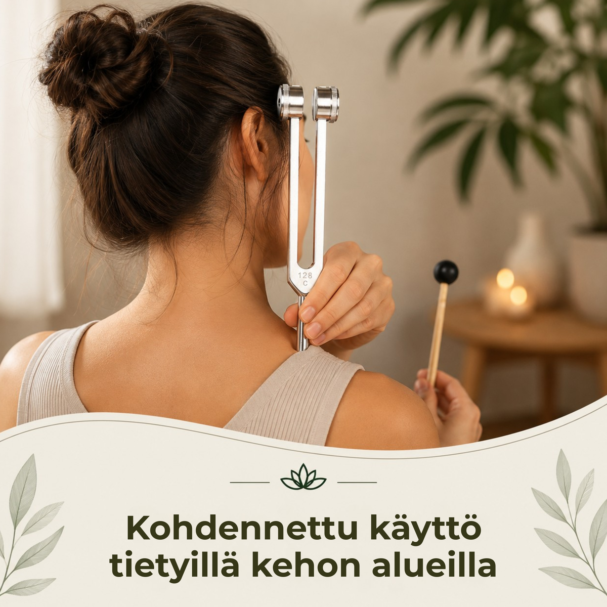 TerapiaÄänirauta 128 Hz™ | Käytännöllinen työkalu rentoutumiseen ja kehon tuntemiseen