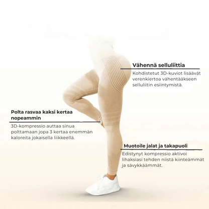 SculptWear™ | Leggingsit, jotka työskentelevät aktiivisesti selluliittia vastaan