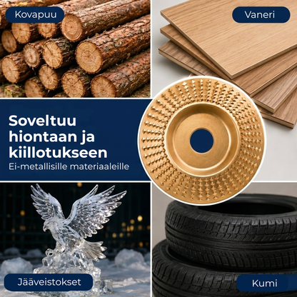 CarveDisc Pro™ | Puuntyöstölaikka kulmahiomakoneeseen
