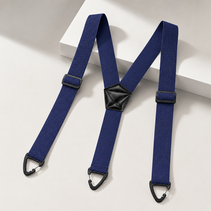 GripSuspenders™ | Justerbare seler med krokfester som holder buksene på plass hele dagenön ja vapaa-aikaan