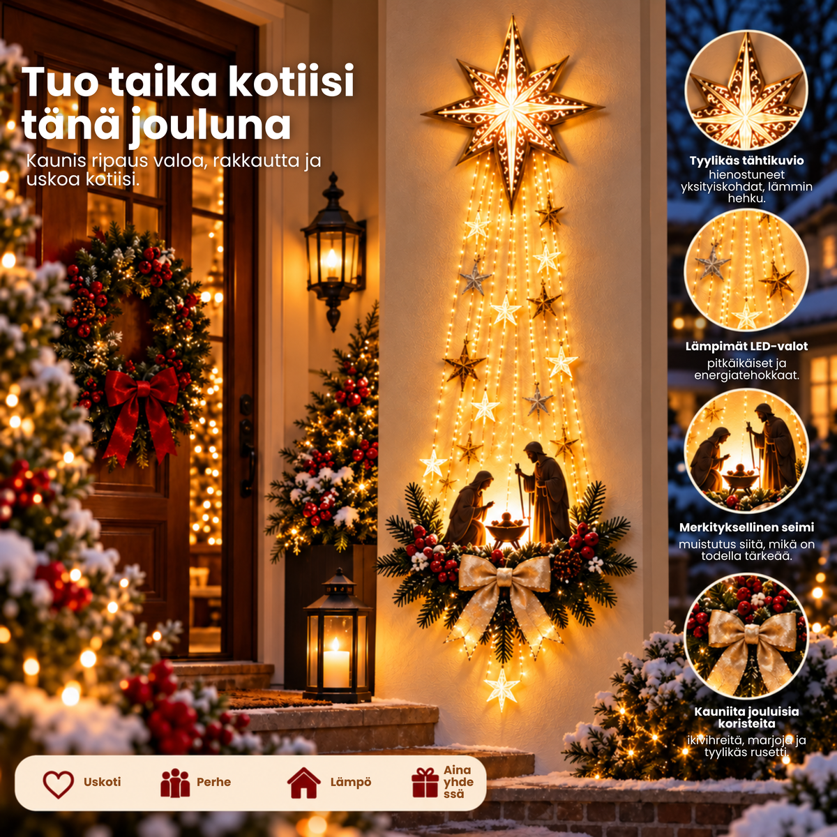 LupauksenTähti | Tuo joulun valo ja tunnelma kotiisi