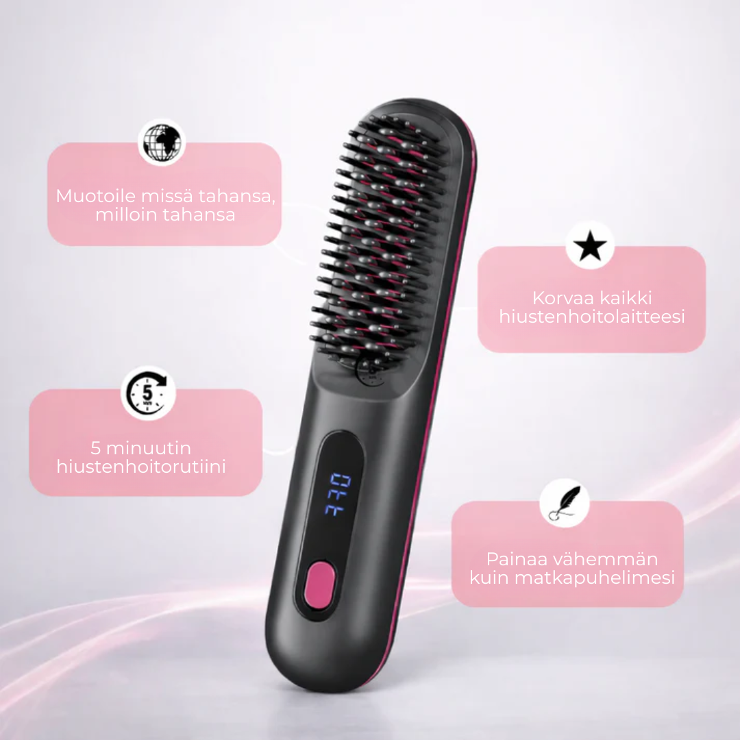 HeatBrush™ | Tyylittele helposti lyhyet hiukset