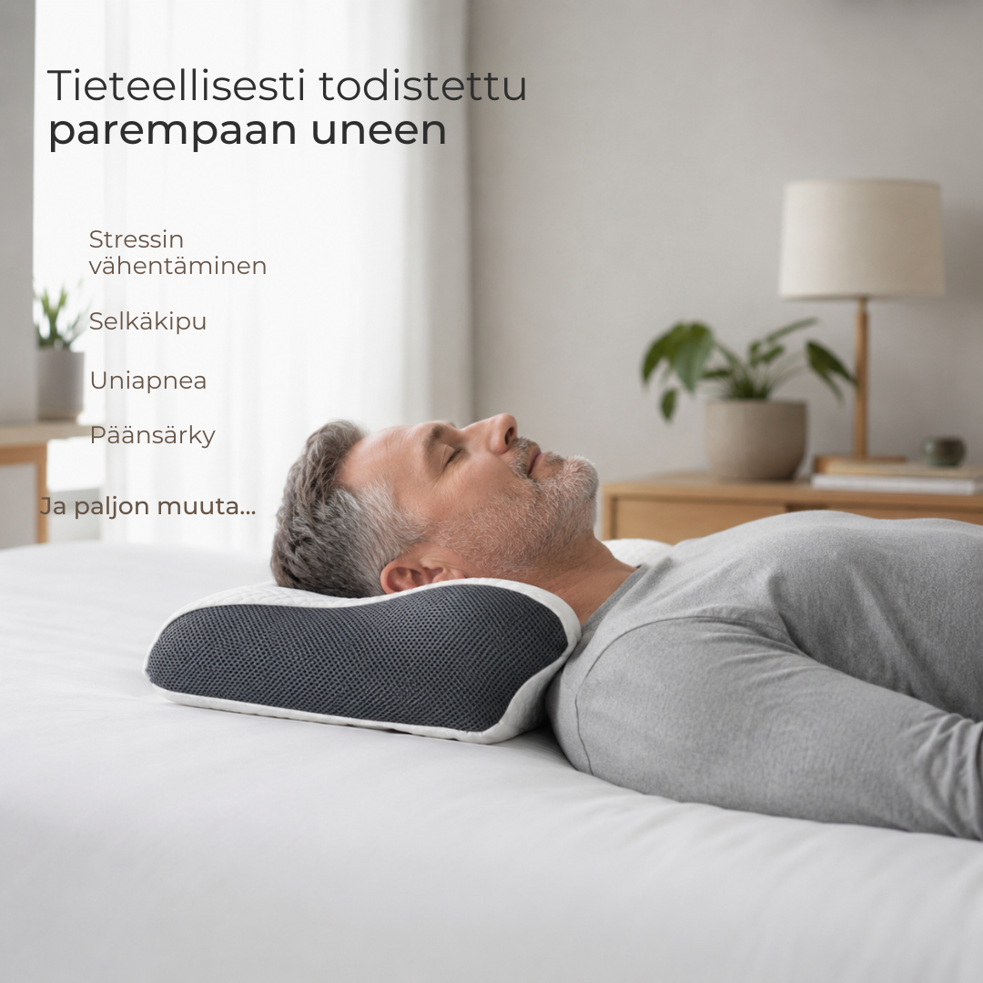 ErgoPillow™ | Anna niskallesi tuki, jota se on kaivannut joka yö