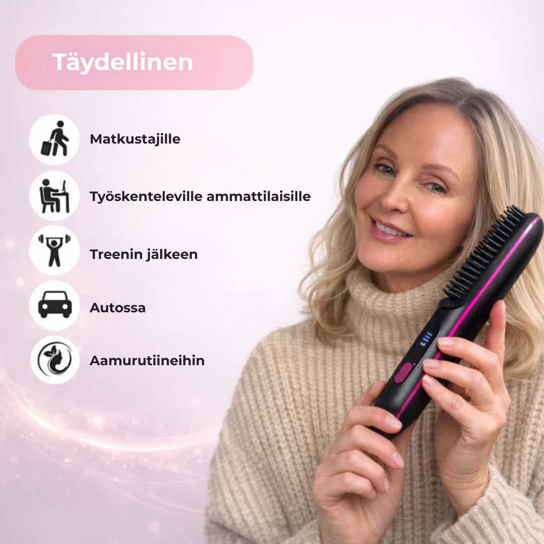 HeatBrush™ | Tyylittele helposti lyhyet hiukset