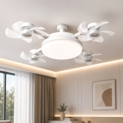 AirCrown™ | LED, E27-kanta ja tyylikäs kattovalaisinmuotoilu