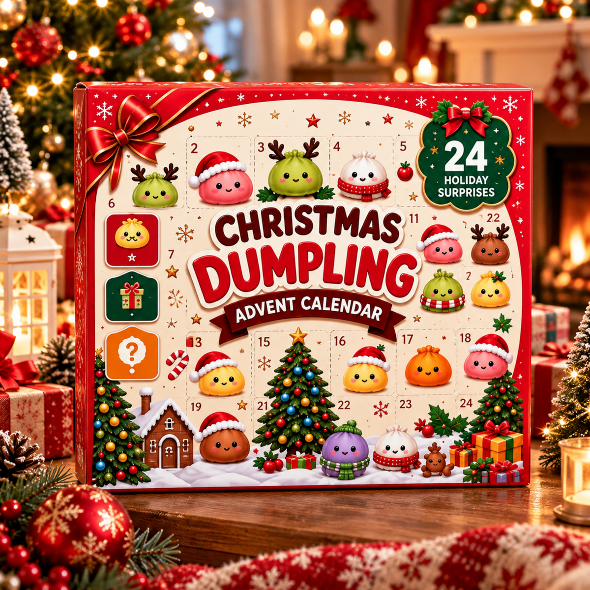 DumplingJoulu™ | Uusi squishy joka päivä jouluun asti