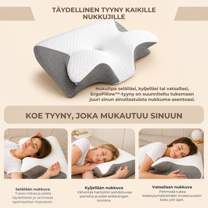 ErgoPillow™ | Anna niskallesi tuki, jota se on kaivannut joka yö