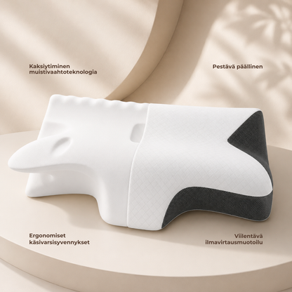 ErgoPillow™ | Anna niskallesi tuki, jota se on kaivannut joka yö