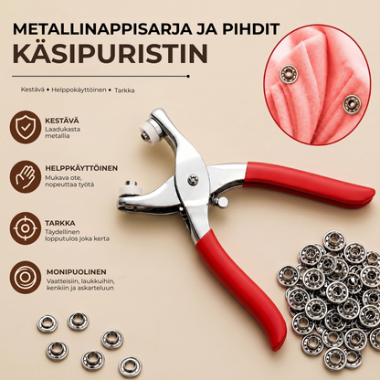 ButtonPro™ | Nappityökalu – Kiinnitä napit täydellisesti sekunneissa