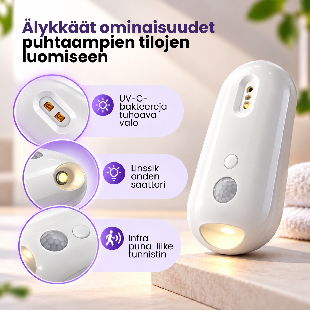 PuhdasValo | Puhtaampi WC ja helpommat yölliset vessakäynnit
