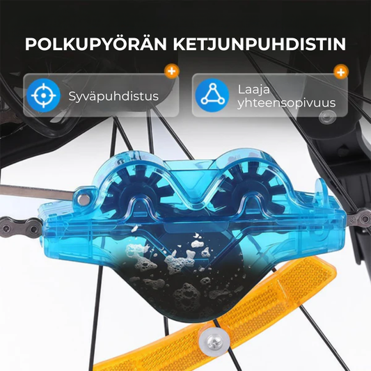 CleanRide™ | uhdas ketju minuutissa, ilman likaisia käsiä.