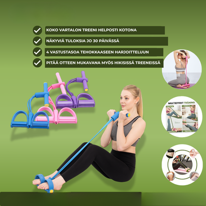 NordFlex™ | Monitoiminen vastuskuminauha koko keholle