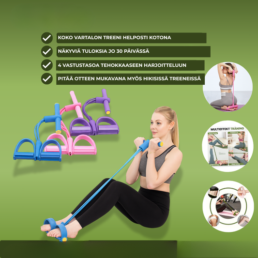 NordFlex™ | Monitoiminen vastuskuminauha koko keholle