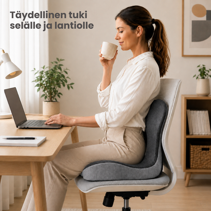 MukavuusTyyny™ | Sano hyvästit lonkkakipuihin ja epämukavuuteen – istu mukavasti koko päivän
