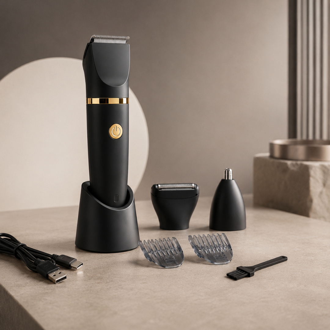 GroomMate™ | Vedenkestävä 3-in-1-trimmeri koko vartalolle