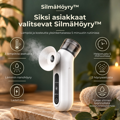 SilmäHöyry™ | Nopea helpotus kuiville ja väsyneille silmille.