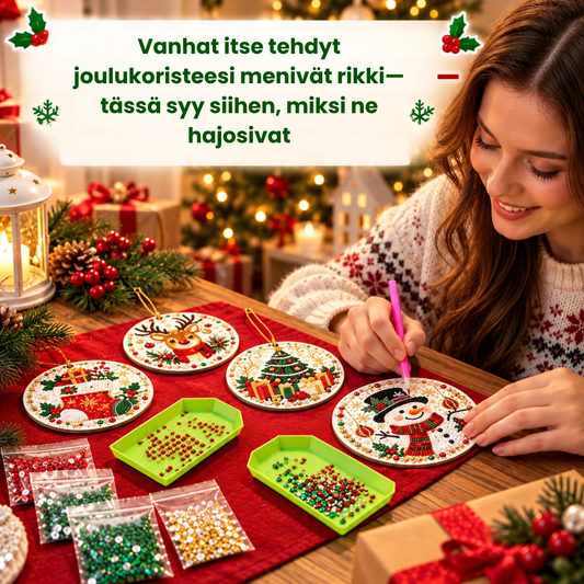 Joulukoristeet Timanteilla™ | Tee joulukuusestasi tänä vuonna oikeasti omannäköisesi