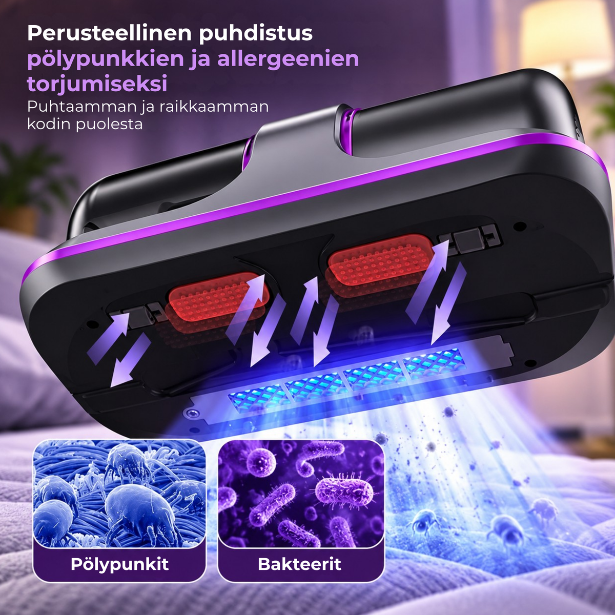 FabricVac™ | Syväpuhdista siellä missä tavallinen imuri ei riitä