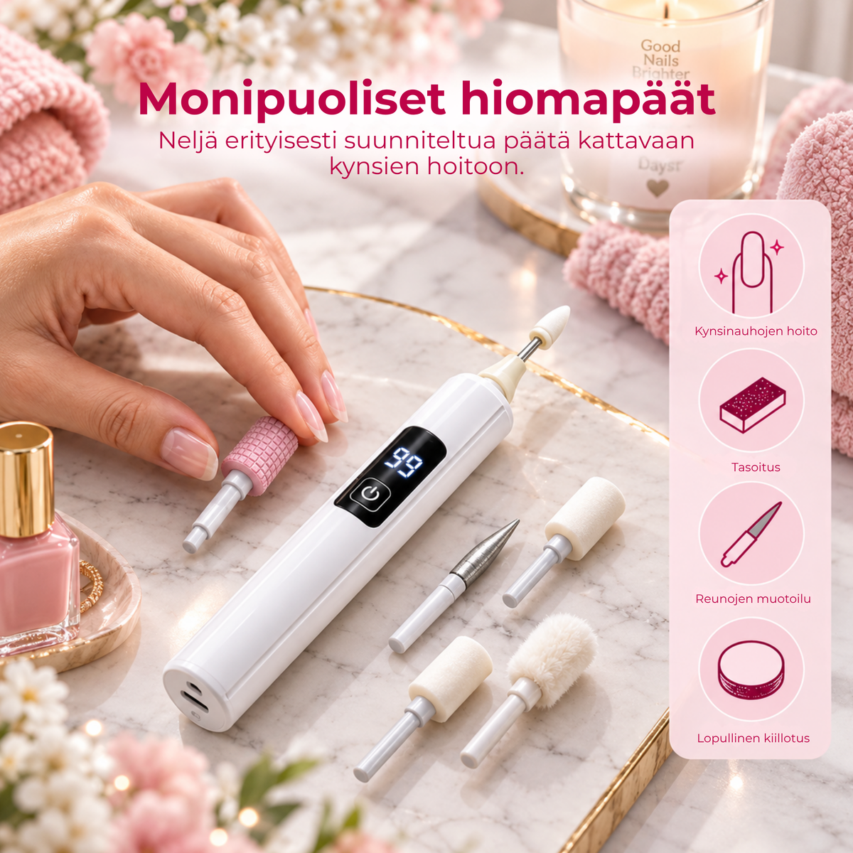 KynsiStudio™ | Siistimmät kynnet ilman loputonta viilaamista