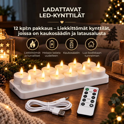 LED Tuikut™ | Turvallisempi tapa luoda kynttilätunnelmaa kotiin