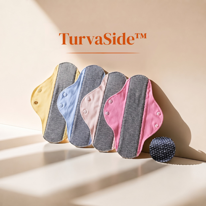 TurvaSide™ | Kun haluat tuntea olosi kuivemmaksi koko päivän ajan