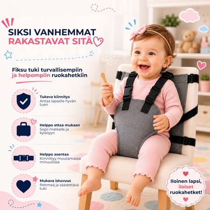 SeatGuard™ | Kannettavat turvavaljaat lastenistuimeen