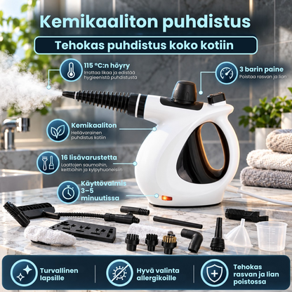 PureSteam™ | Pinttynyt lika irti kuumalla painehöyryllä