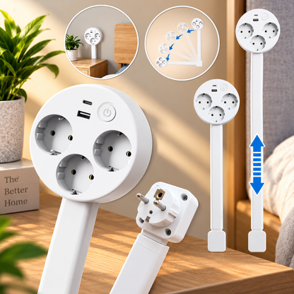 PlugFlex™ | Pistorasia ulottuville ilman huonekalujen siirtelyä