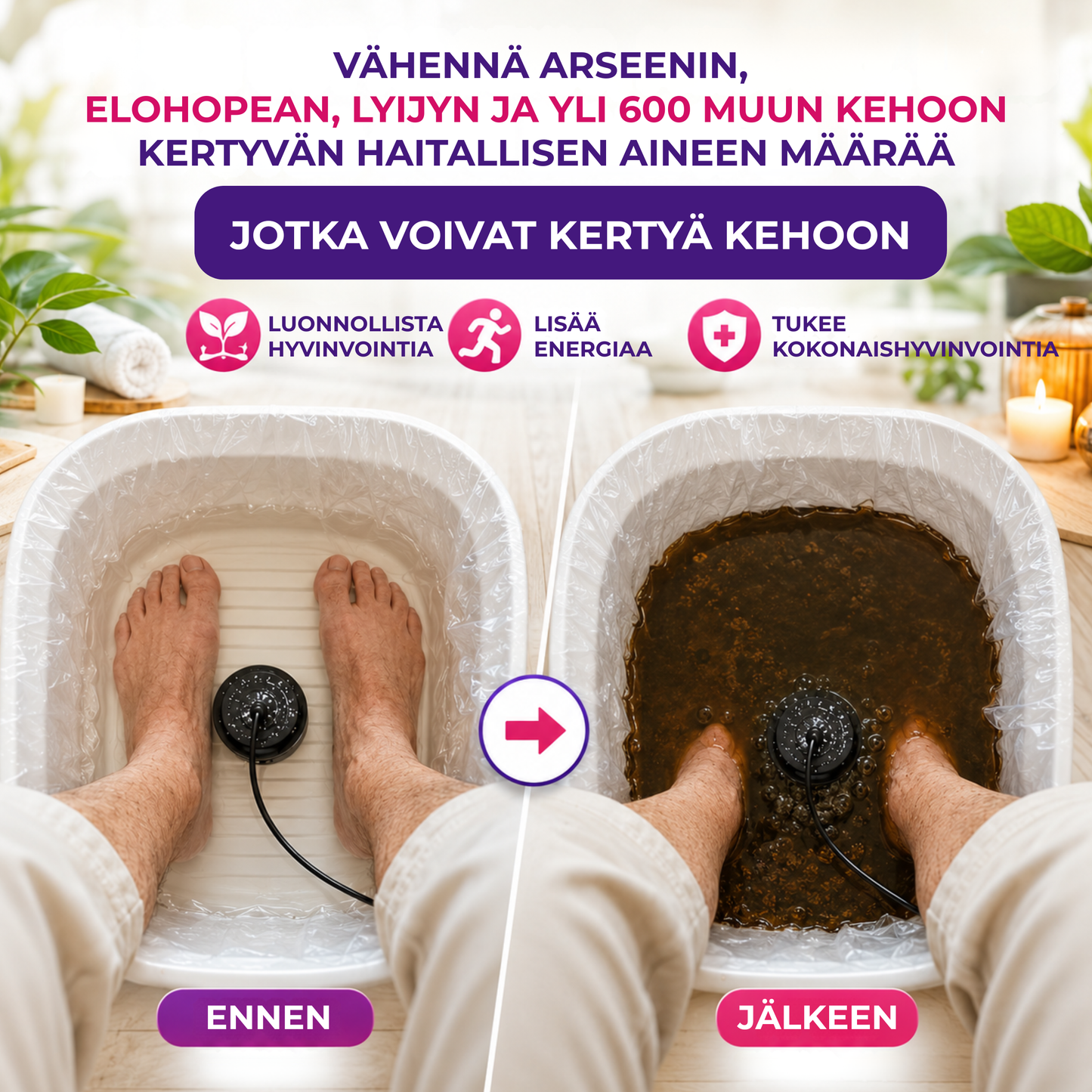 SoleSpa™ | Rentouttava jalkakylpy kotona vain 30 minuutissa