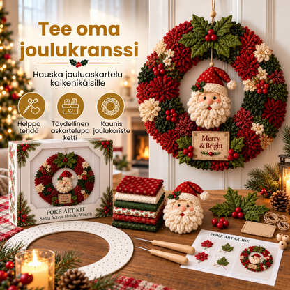 JouluPisto | Tee oma joulukranssi – kaikki tarvittava yhdessä pakkauksessa