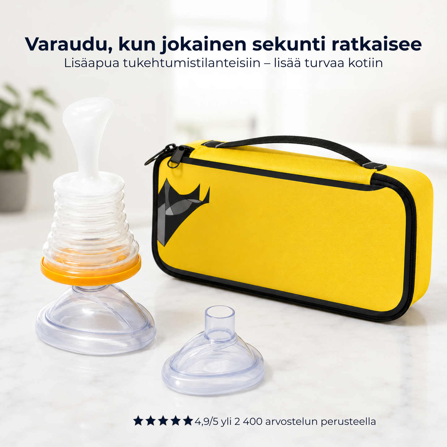 HengitysTurva™ | Hjälpmedel vid kvävning