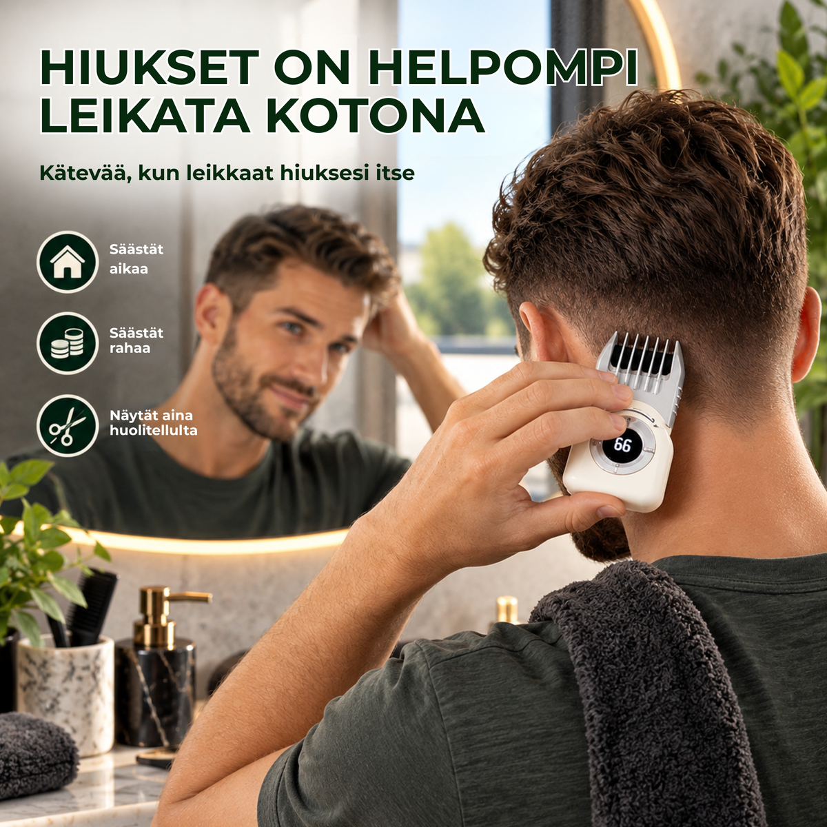 ItseLeikkuri™ | Siisti hiukset kotona ilman turhaa säätöä