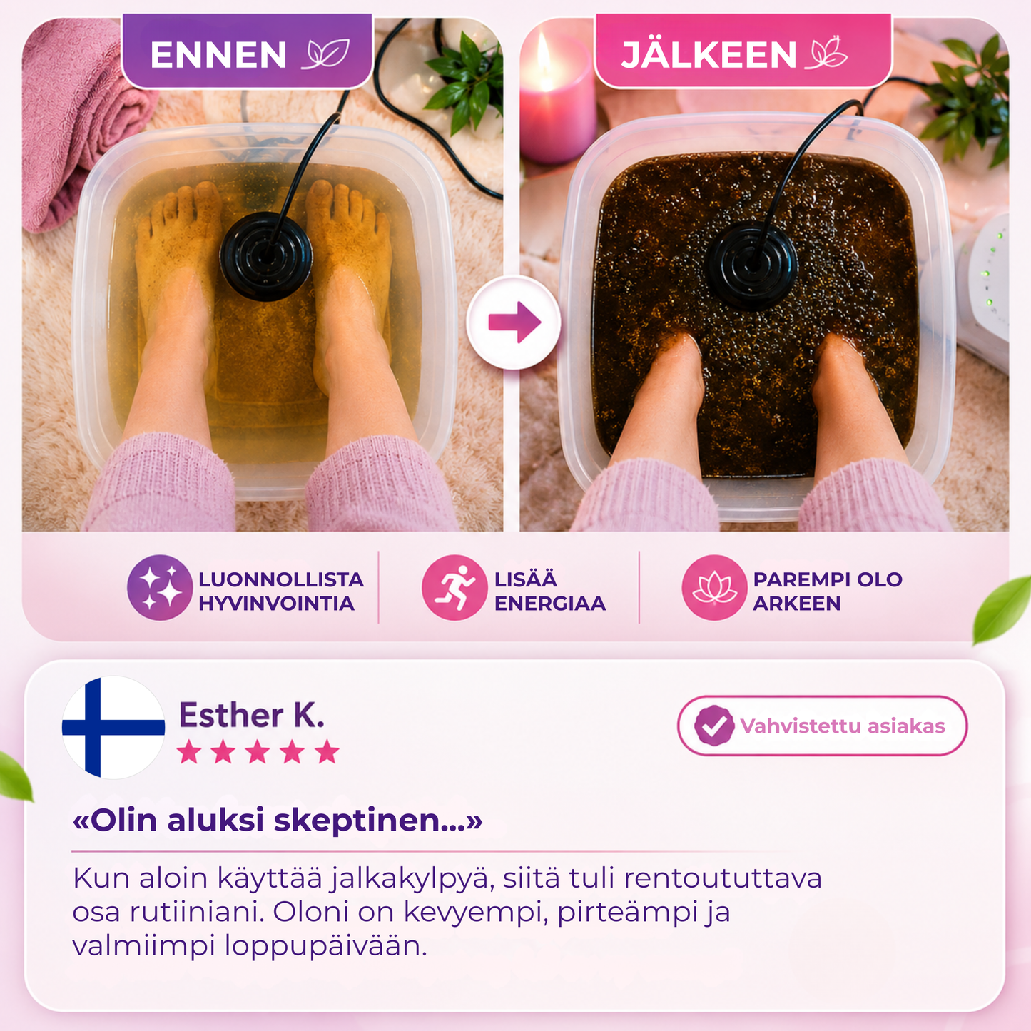 SoleSpa™ | Rentouttava jalkakylpy kotona vain 30 minuutissa