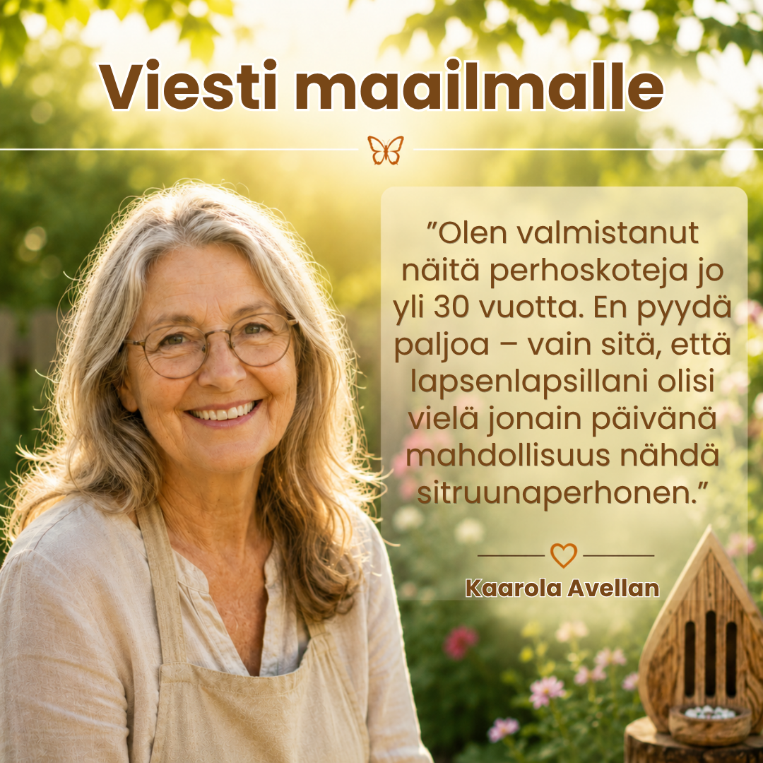 ButterflyHaven™ | Tarjoa perhosille turvallinen lepopaikka
