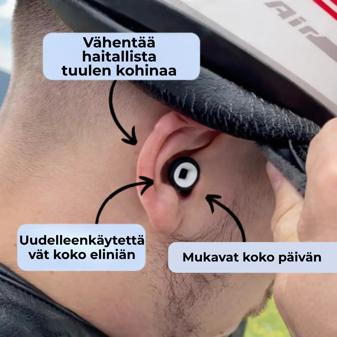 NoiseBlock Earplugs | Korvatulpat moottoripyöräilyyn