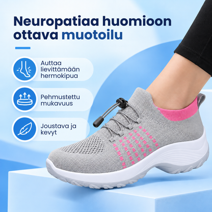 AvaraAskel™ | Pehmeä vaimennus ja mukavuutta jokaiseen askeleeseen