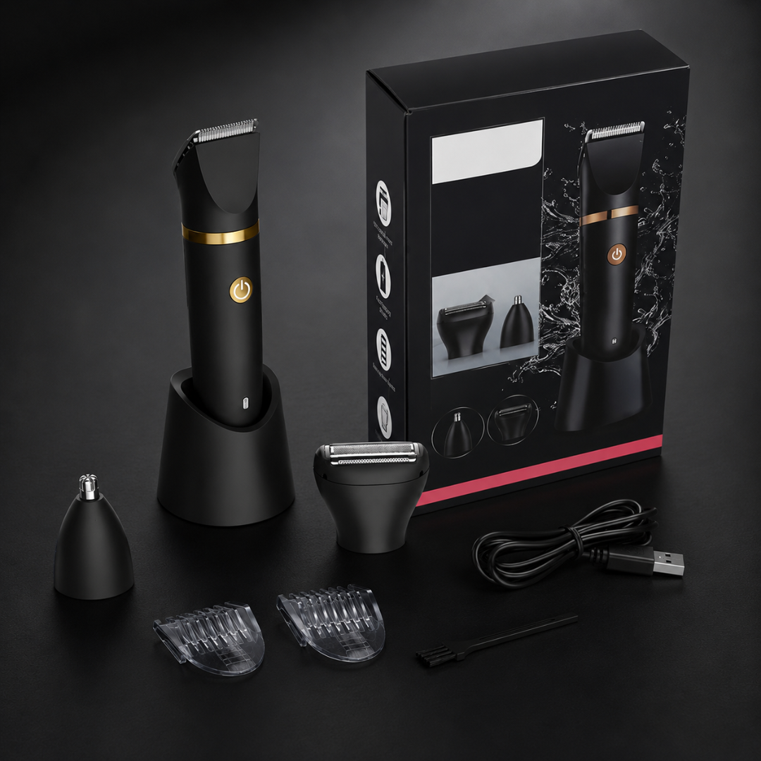 GroomMate™ | Vedenkestävä 3-in-1-trimmeri koko vartalolle