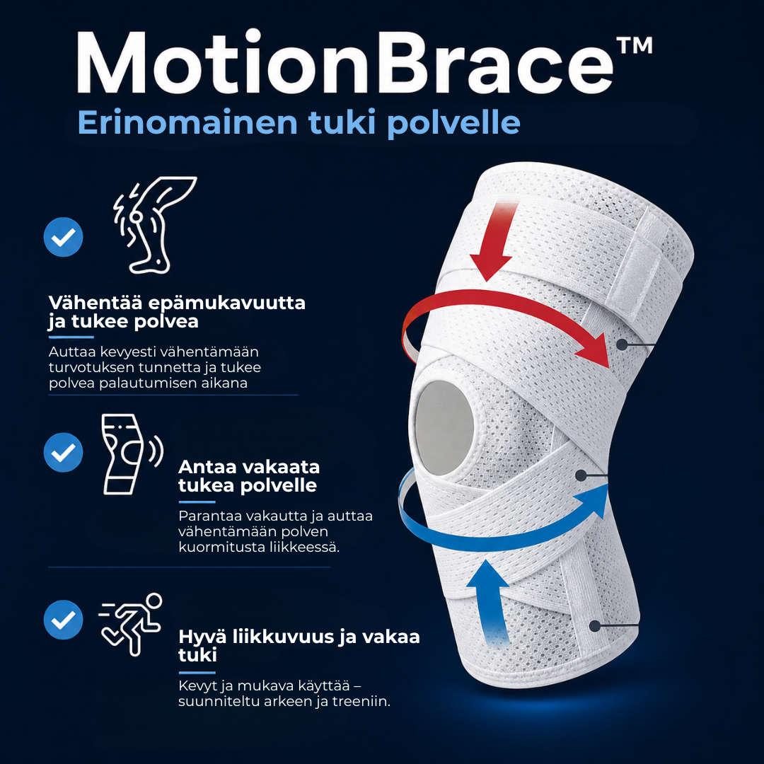 MotionBrace™ | Säädettävä polvituki
