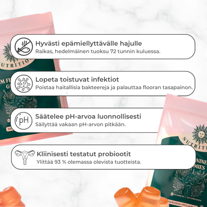 FreshFeel Gummies™ | Oletko kyllästynyt hajuun tai ärsytykseen, joka vain palaa takaisin?