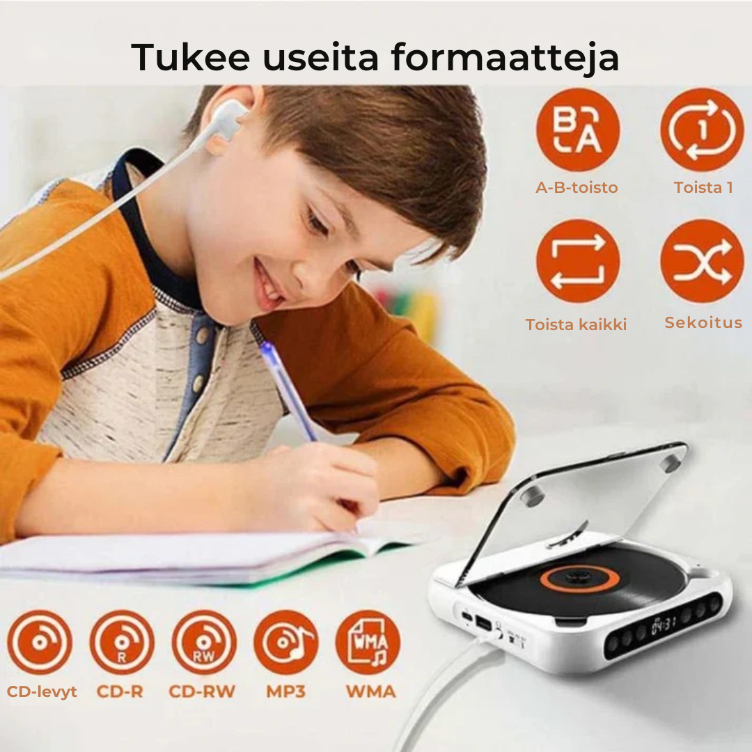 PureSound CD Player™ | Striimaus toimii — mutta joskus haluat vain laittaa levyn sisään ja kuunnella.