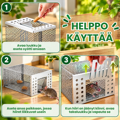 Pyydystä & Vapauta Hiirenloukku™ | Inhimillisempi tapa hoitaa hiiriongelma
