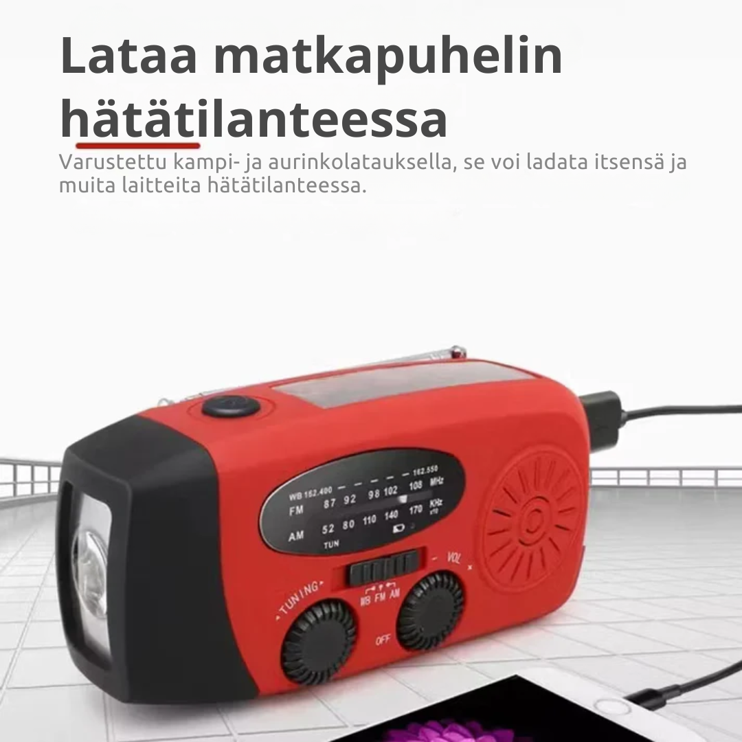 Hätäradio™ | Turvaa silloin kun kaikki muu hiljenee
