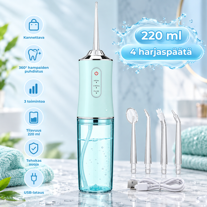 AquaFloss™ | Tehokkaampi puhdistus hampaiden väleihin