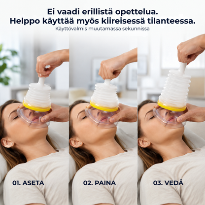 HengitysTurva™ | Hjälpmedel vid kvävning