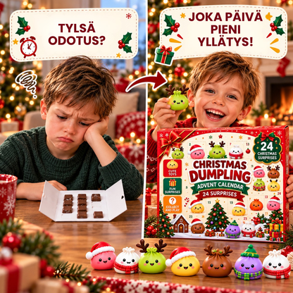 DumplingJoulu™ | Uusi squishy joka päivä jouluun asti