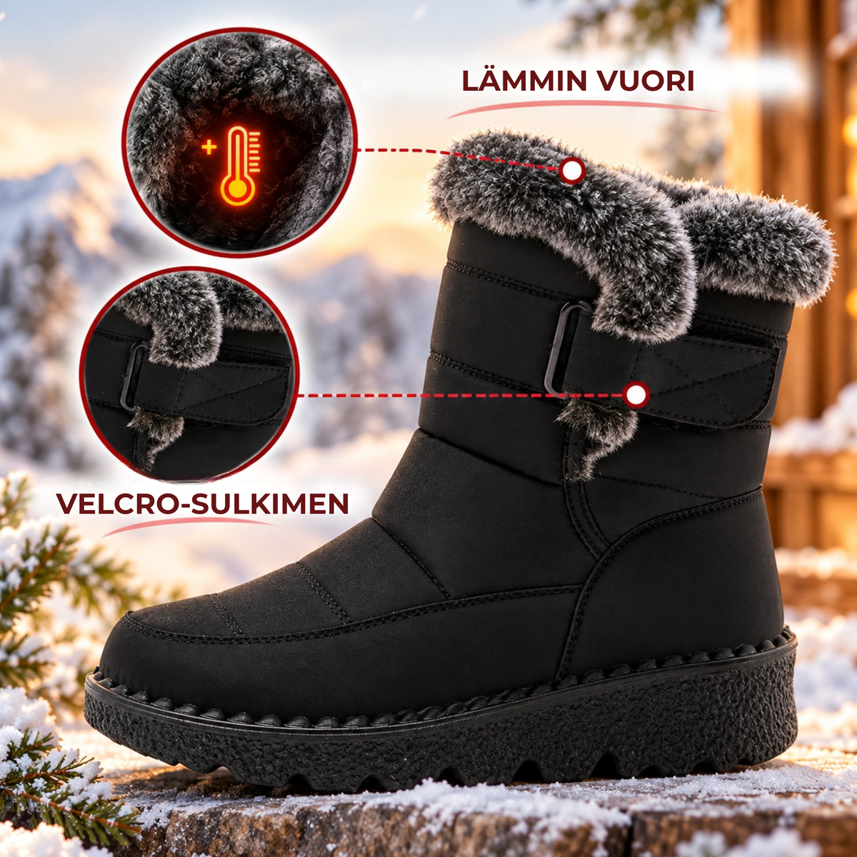 Winter Walkers™ | Pidä jalat lämpiminä myös kylminä talvipäivinä