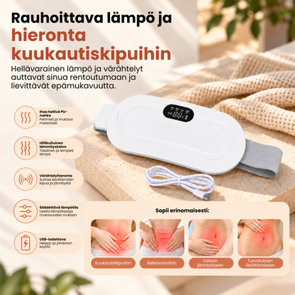 LämpöSyke | Helpotusta kuukautispaiviin lampoa juuri silloin kun tarvitset