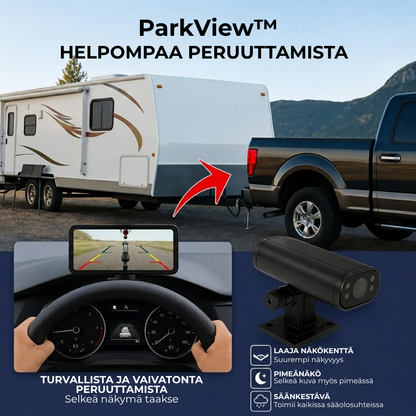 ParkView™ | Stressitön ja turvallinen pysäköinti ilman arvailua.